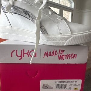 Ryka Made for Women Brilliant White Lace up sneaker
